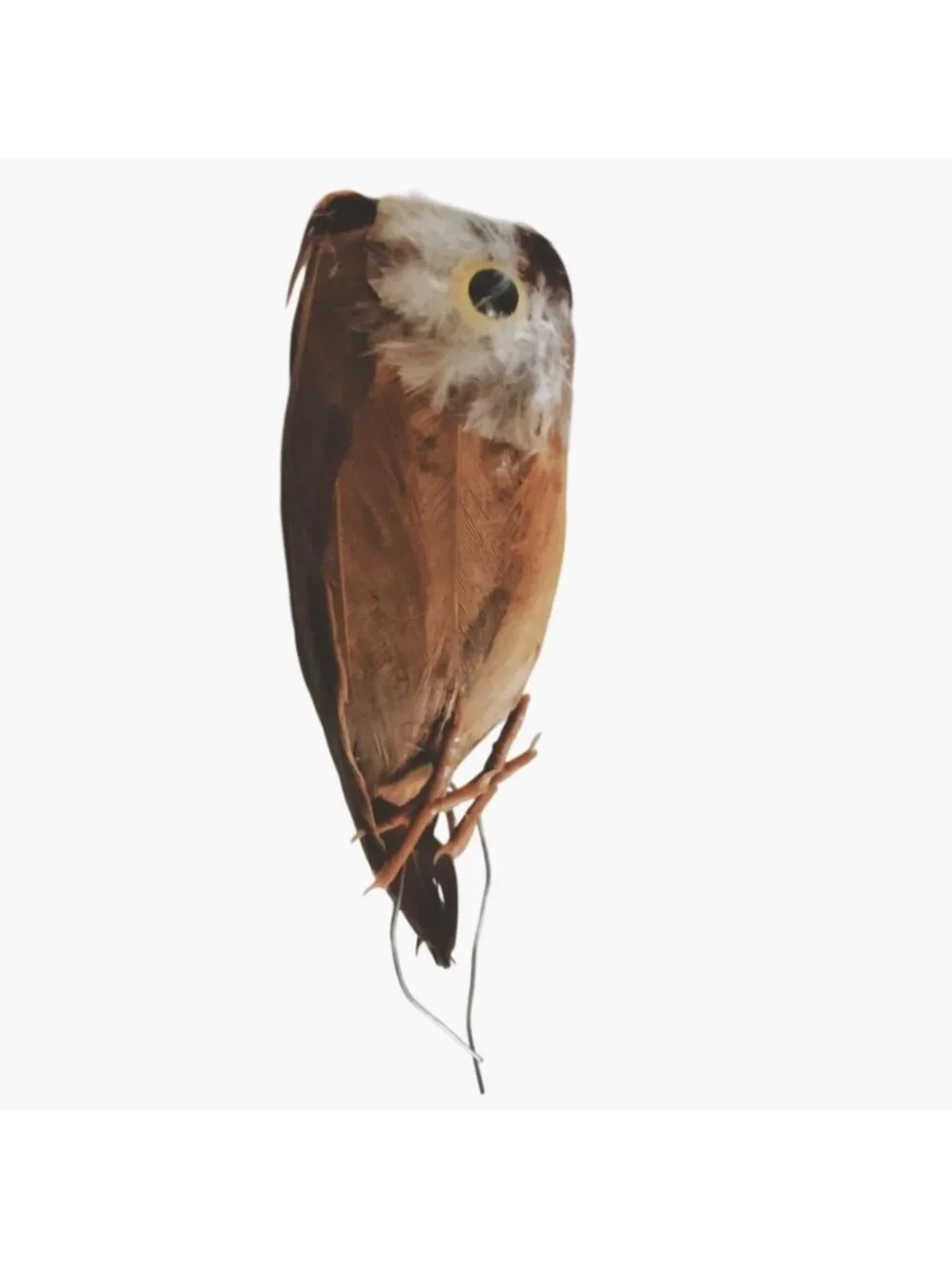 Artificial Feathered Owl Crafts Floral Displays